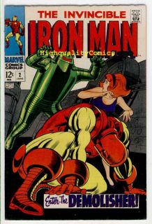 Iron Man 2 VFN Tony Stark Robot Johnny Craig 1968 Demolisher