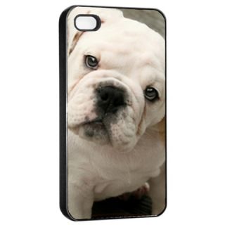 English Bulldog Apple iPhone 4 4S Seamless Case Cover Black for Gifts