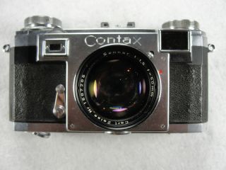 Zeiss Ikon Contax II w 50mm Sonnar F 1 5 Lens Camera
