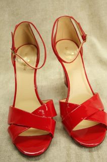 Kate Spade New York Isabel Red Patent Leather Sandal Size 8 5 $328