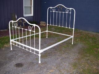 Antique Victorian Brass Iron Bed Make OFFER Everything Must Go