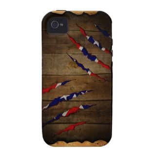 Scratched Wood Southern Pride   iPhone 4/4s Case Mate iPhone 4 Case