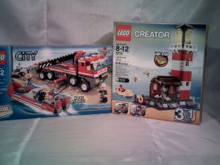 LEGO Creator Lighthouse Island 5770 City OffRoad Fire Truck Fireboat