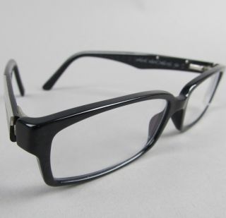 PRADA EYEGLASSES italian black PRESCRIPTION EYE glasses VPR 01M 100