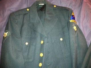  WORLD WAR II Uniform Jacket & Pants 1st Armored Division Old Ironside