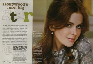 Isla Fisher 4 PG Glamour Magazine Feature Clippings