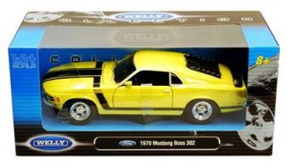 1970 Ford Mustang Boss 302 Hard Top 1 24 Scale Diecast Model Car