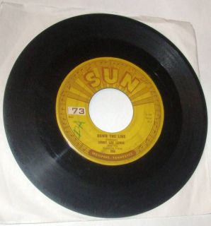 Sun Records 288 Jerry Lee Lewis Down The Line Breath