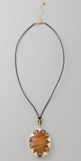 House of Harlow 1960 Tiger Eye Necklace