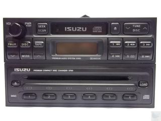 Isuzu Trooper Dash Mount CD Changer 5760 Am FM Tape Deck 3580
