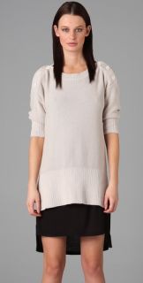 T by Alexander Wang Boat Neck Cotton Sweater