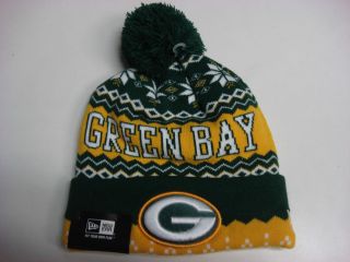 Green Bay Packers New Era Hat Beanie Weather Advisory Knit Stocking