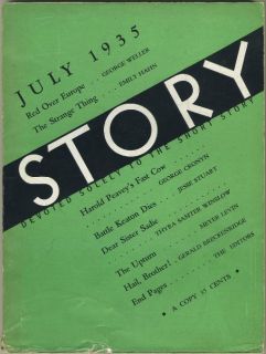 Story Magazine Jul 1935 Meyer Levin Gerald Breckenridge George Weller