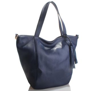 Genuine Italian Leather Blue Handbags, Purse Hobo Bag, Satchel, Tote