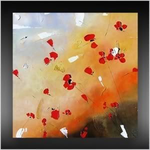 Izzy Art Original Abstract Poppy Art Poppies Painting