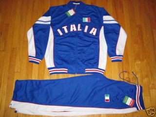 Italy Italia Soccer Jacket Pants Jog Track Calcio Jersey Set Warm Up