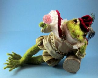  Fairy Tale Frog Prince on Log Henry by Artist Robin J Andreae