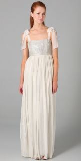 alice + olivia Marianna Long Dress