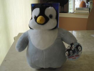 Happy Feet Two Baby Erik Stuffed Animal Plush Toy Authentic Penguin