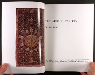 Book Antique Ardabil Carpets 16th Century Persian Rugs