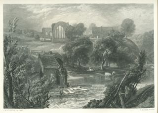  engraved from an original painting by English artist J.M.W. Turner