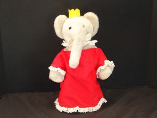  in Haiti Babar Elephant Queen Celeste Plush Stuffed Animal Toy