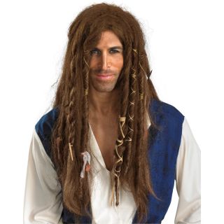 Pirates of The Caribbean Jack Sparrow Deluxe Wig Adult Costume
