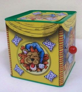 Bolz Germany Jack in The Box German Bedtime Lion Crank Musical