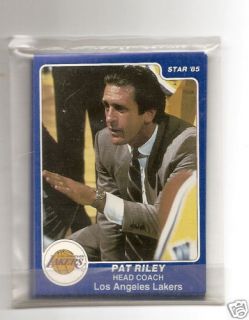 1985 Star Company NBA Coaches Set Pat Riley Jack Ramsey