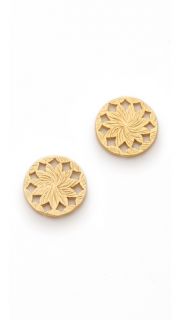 Gorjana Circle Diamond Studs