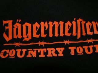 Jagermeister T Shirt Country Tour L