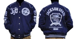 Jackson State University Long Sleeve Jacket Letterman Coat JSU Tigers