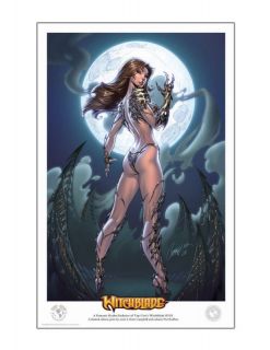 Scott Campbell Hand Signed Witchblade 135 Ed Print Sold Out Hot