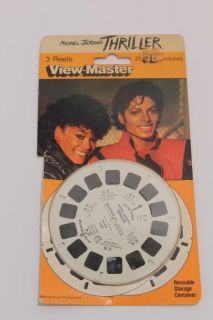 Michael Jackson Thriller 3 Reels View Master w 3D View Master
