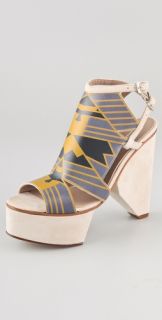 Surface to Air Louna Art Deco Platform Sandals Save 20% with