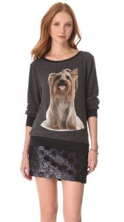 Wildfox Granny's Dog Baggy Beach Sweatshirt