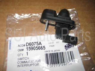  Hummer H3 Colorado Canyon Door Jamb Switch Factory GM (C18 3z)(Qty 1