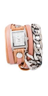 La Mer Collections Malibu Chain Wrap Watch