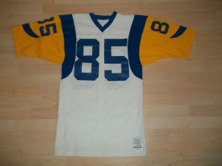 Vtg 1980s Jack Youngblood L A Los Angeles Rams Sand Knit Jersey Size