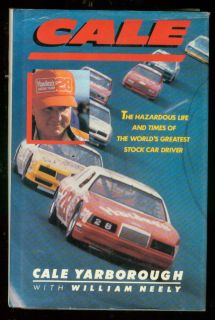 Cale Hardcover in D J Cale Yarborough NASCAR 1986 FN
