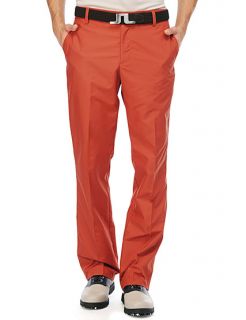 Mens J Lindeberg Troon Reg Micro Twill Golf Pants 30 30 Orange