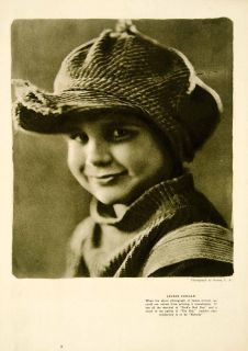 1922 Rotogravure John Jackie Coogan Child Star Nobody Cap Silent Film