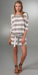 Juicy Couture Striped Dolman Sleeve Dress