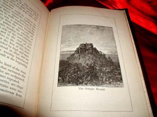 Historic RARE 1885 Masonic Templar Martyr Tortures Book Scarlet