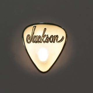 Jackson Guitars Logo Solid Brass Guitar Pick Acoustic Electric Bass