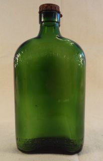 Antique James Buchanan Co Pint Size Wiskey Bottle Flask