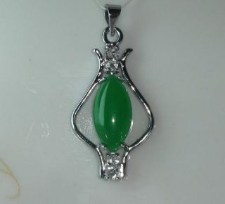  Necklace Pendant Green Jade Pendant for Wedding Dress Gown