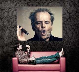 XD6664 Jack Nicholson Cigar Smoke Ring Legendary Actor Huge Poster
