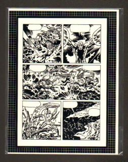 Silver Surfer Jack Kirby Original Production Art Page