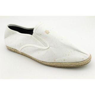 American Rag Jacob Mens Size 9 White Textile Flats Shoes No Box